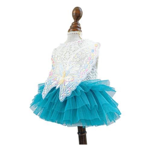 Disfraz Vintage para Perro Vestido de Tul Mariposa XL miniatura 6