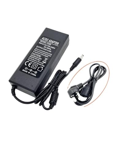 Barra de luz y transformador de corriente de 24V 5A con conector DC 2
