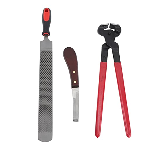 Beufee Farrier Tools, Goat Hoof Trimmer Kit Horse Hoof Trimming Tools Horse Farrier Hoof Trimmer Tool Kit Horses Hoof Trim Set