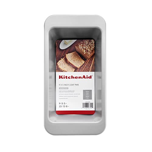 Kitchenaid Nonstick Aluminized Steel Loaf Pan, 9X5-Inch, Silver #TOP6