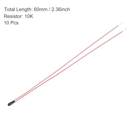 sourcing map 10Stk. 10K 3590B 1% NTC-Thermistoren Widerstände Temperatursensor