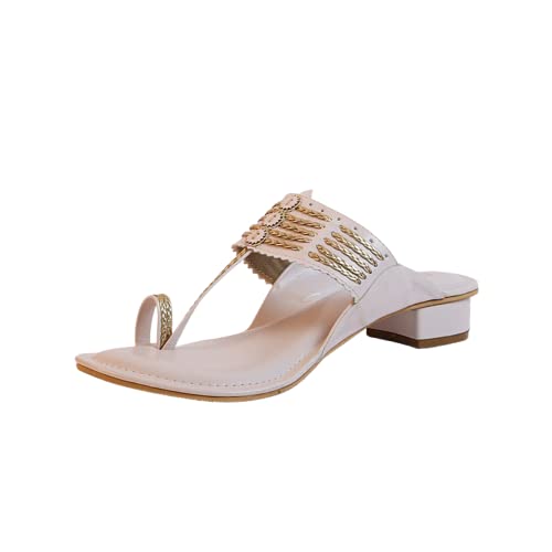Image of Women's Kolhapuri Short Heel-10514