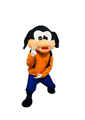 Image of BookMyCostume Buy Goofy Cartoon Mascot Costume for Theme Birthday Party & Events | Adults | Full Size Adults