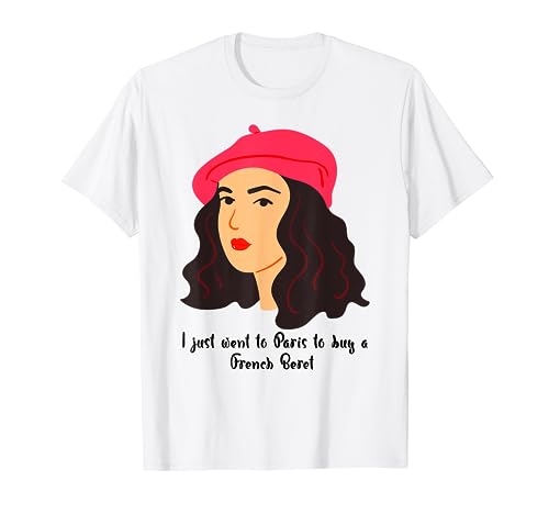Souvenirs From France Paris French Beret Hat T-Shirt