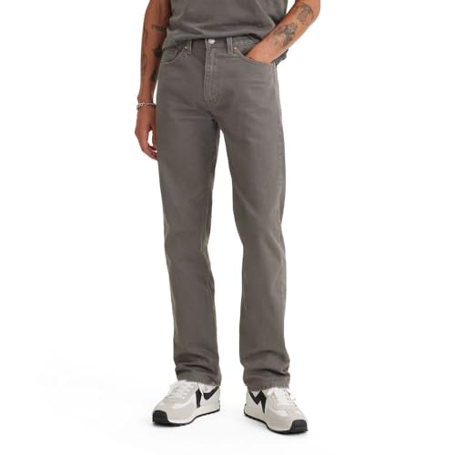 Levi's Men's 505 Regular Fit Jeans (Also Available in Big & Tall), (New) Iron Stone Denim, 34W x 32L