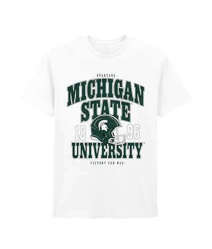 Michigan State ., Outerstuff Michigan State T-Shirt, Bianco Sporco, L Uomo