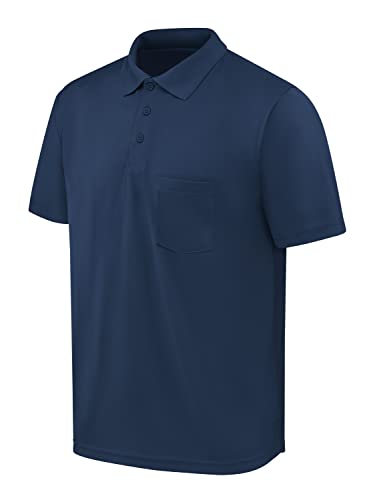 Red Kap Mens Short Sleeve Performance Knit® Pocket Poloshirt4