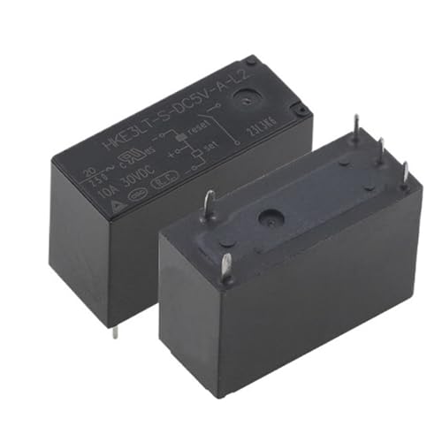 Relais à verrouillage 5V double bobine à basse consommation 5 pin