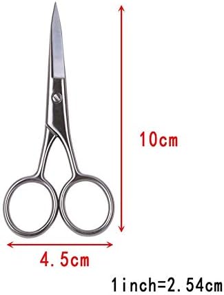 Kitchen Scissors 1 PC Small Eyebrows Shaver Stainless Steel Sewing Scissors Embroidery Tailor's Scissors