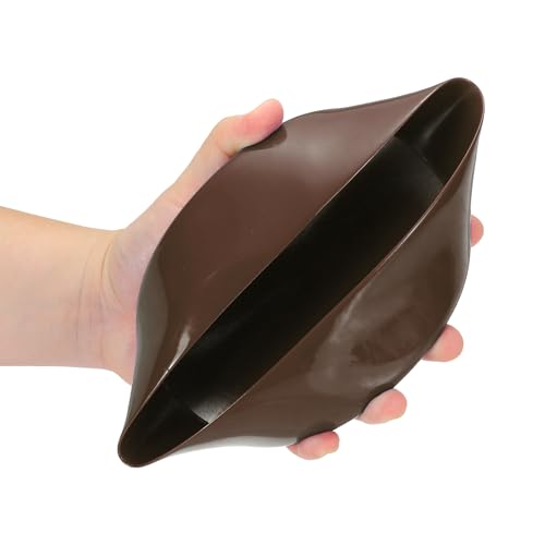 Image of uxcell 2pcs Rubber End Caps 140mm(5 1 /2 Inch) ID x 80mm(3 1 /8 Inch) H Vinyl Round Tube Bolt Cap Cover Screw Thread Protectors Brown