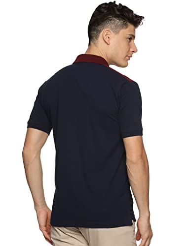 Image of ADRO Men's 100% Cotton Regular Fit Polo T-Shirt