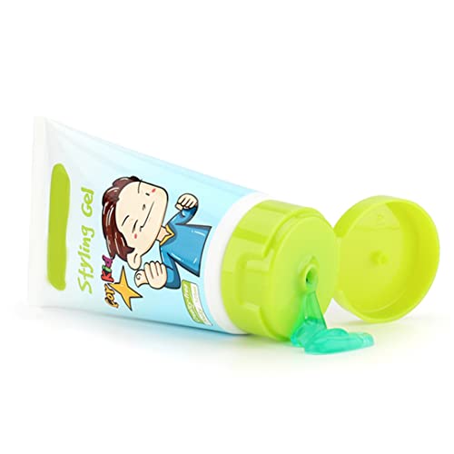 Kids Hair Gel,Styling Gel for Kids All Natural Baby Hair Gel Medium-Strong Hold, Beige, 125 ml (Pack of 1) - Image 2