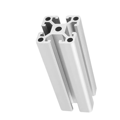ELILANEY 4040 Industrial Aluminum Profile European Standard Heavy Duty 45x45mm Square Tube Rail for Guardrail Framework Shelves Rack Stand Edge(Silver,500mm 19.69")
