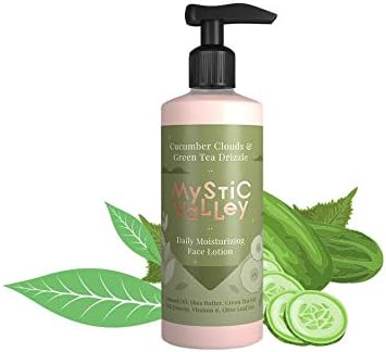 MYSTIC VALLEYCucumber & Green Tea Body Lotion Enriched With Natural Shea Butter, Almond Oil & Vitamin E For Daily Hydration - 350Ml