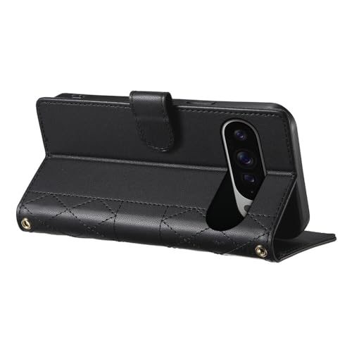 Étui pour Google Pixel 9A en cuir violet idéal pour vos sorties urbaines - 5