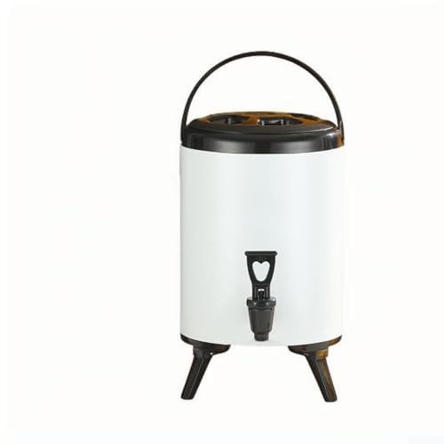 Honseadek Doppelwandiger isolierter Getränkespender, tragbarer Getränkebehälter, großes Fassungsvermögen, kalte heiße Flüssigkeiten, Aufbewahrungseimer mit Wasserhahn, für Camping, Veranstaltungen im