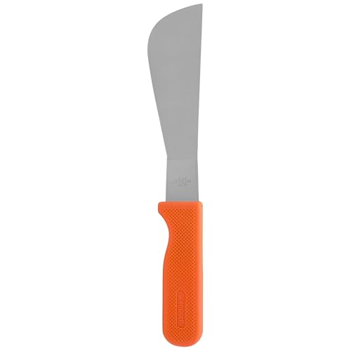 Zenport K114 Crop Harvest Knife, 7.25-Inch Stainless Steel Blade, Ergonomic Garden Knife for Precision Harvesting of Broccoli, Cauliflower, and Cotton