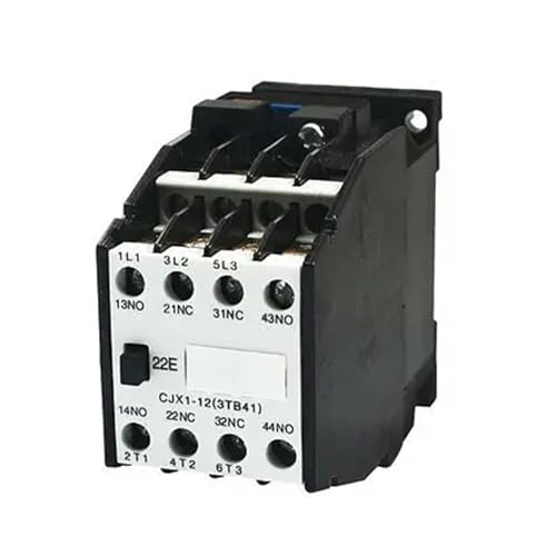 Contacteur AC pour contrôle moteur triphasé CJX1-12 bobine 264V 60Hz 3 pôles 2NO 2NC