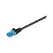 Produktbild Goobay 55409 RJ45 Patchkabel CAT 6A U/UTP / 500 MHz Netzwerkkabel / Kupfer Internetkabel halogenfrei / RJ 45 Stecker / LAN Kabel / Schwarz / 3m