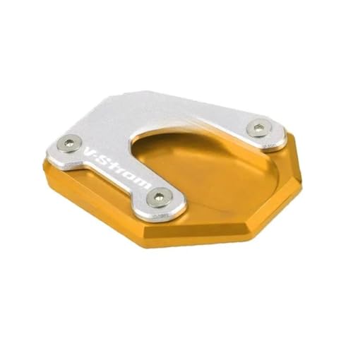 tänder-Verbreiterung Motorrad-Seitenständerpolster Für Suzuki GSR750 GSX-S750 GSX-S1000S GSX-S1000F .SXS1000S/F CNC-Seitenständer-Fußpolster(Gold)