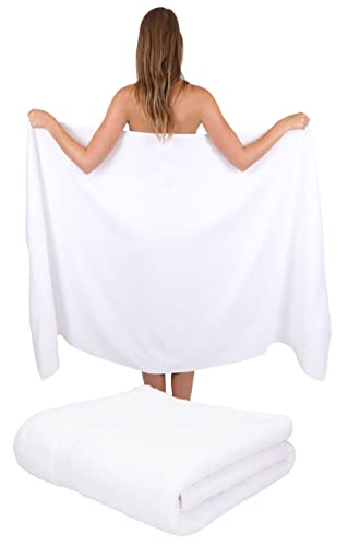 Betz Asciugamano da Bagno XXL PALERMO 100% Cotone, 100x200 cm, Bianco