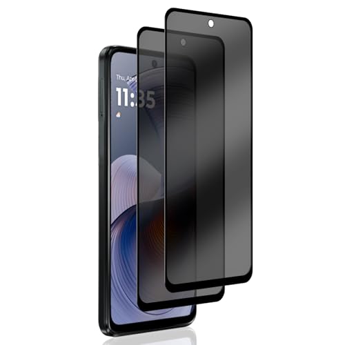Privacy Pellicola Protettiva Compatibile con Motorola Moto G55 5G 2 pezzi Anti-spy in Vetro Temperato Antigraffio per Moto G55 5G