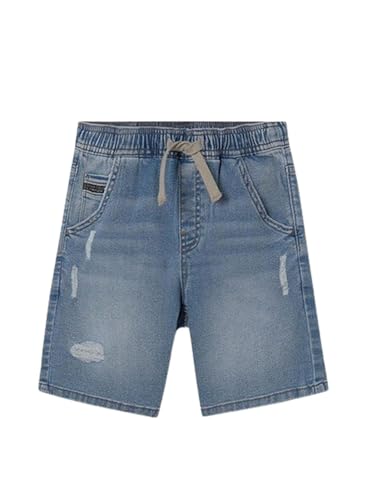 Bermuda denim jogger para campamentos de verano y tardes de parque en chicos de 164cm