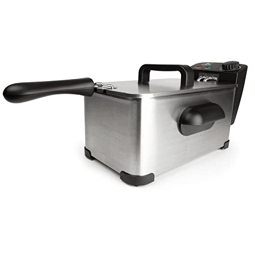 Fritteuse 3 Liter mit großem Frittierkorb Lentz – Bild 3