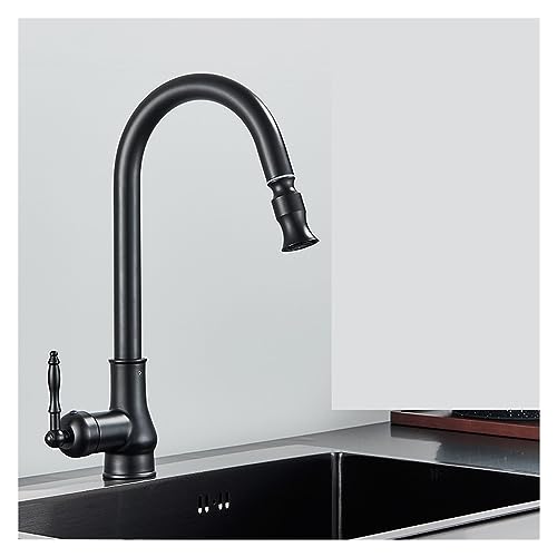 Robinet d'évier de cuisine en laiton avec mélangeurs d'eau chaude et froide