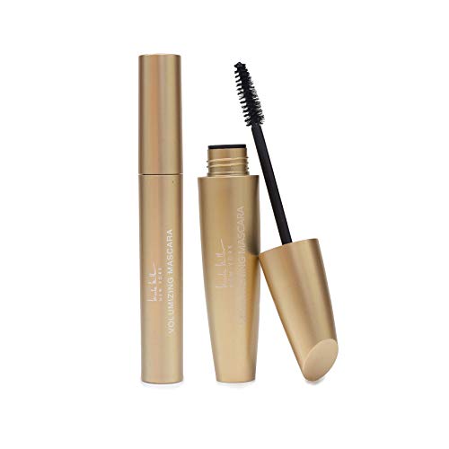 Nicole Miller Set of 2 Mascaras, Lengthening and Volumizing Two Piece Mascara Gift Set for Women and Girls (Black)