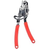 Fahrrad Kabelzug Werkzeug, Kabelziehwerkzeug für Fahrräder mit Edelstahl Zangenkopf, Brems- und Schaltzugspanner, kompatibel mit Fahrrädern, für Mountainbike Reparatur und Einstellung, rot