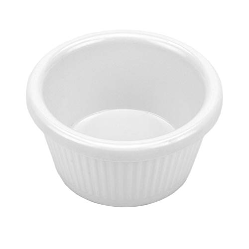 Ramekin 60 Ml Melamina 100% Profissional, Gourmet Mix Gx5358, Branco Gourmet Mix Branco