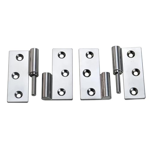 Charnière industrielle détachable 75x70mm pour coffret et machine