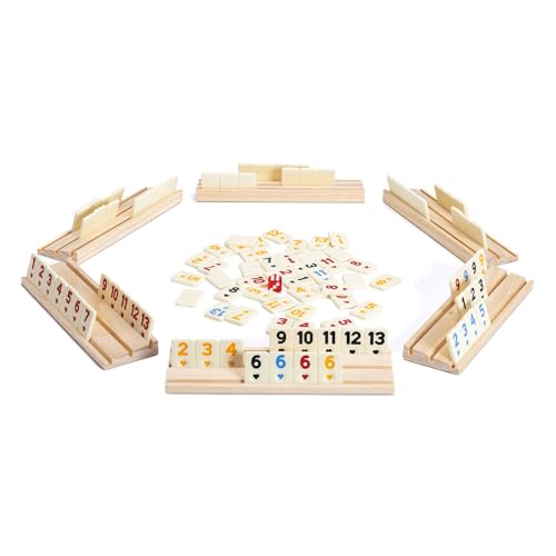 Juego de Rummy Mejorado para 6 Jugadores, 160 Fichas miniatura 7