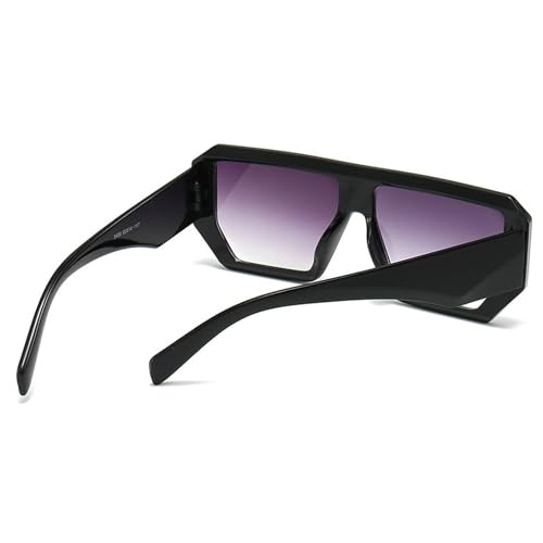 Trendy Pilot Sunglasses for Women Flat Top Designer Stylish Square Frame Sun Glasses Vintage Shades3