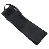 WHYHKJ Rod Cover Sleeve Black 125x6 cm Fishing Pole Bag Scratch-Proof Protective Bags Cotton Cloth Material Storage Bags