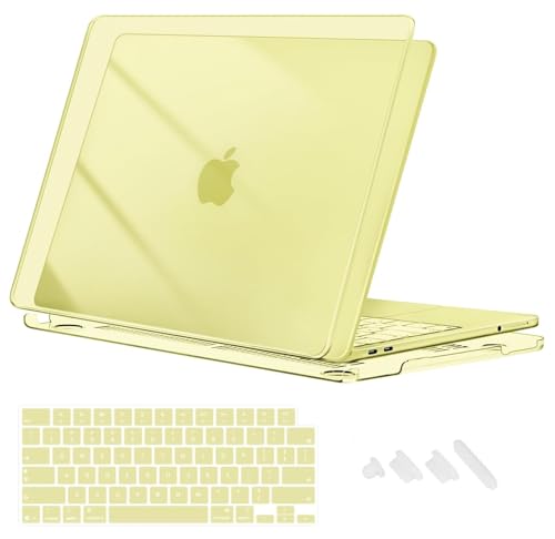 Image of Midkart Compatible with MacBook Neo Case 13 inch 2026 Release Model A3404 with A18 Pro Chip Hard Shell Case Cover with Keyguard and Dustplugs, Crystal Citrus