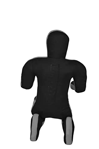 Speedo Sports Bjj Brazilian Jiu Jitsu Wrestling Dummy For Grappling Submission Mixed Martial Arts Mma Training Punching Throwing Boxing Bag Practice Karate Judo Defence -Unfilled (6Ft, Black Grey) #TOP3