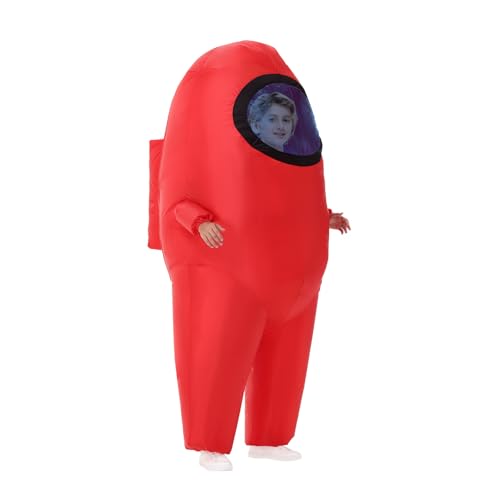 Inflatable Costume for Kids,Halloween Costumes Funny Blow Up Space Suit Costumes Boys and Girls,Cosplay Game Fans