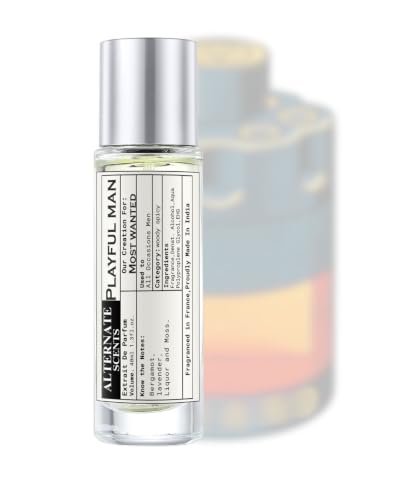 Image of ALTERNATE SCENTS Playful Men's Perfume | 40ml Eau De Parfum | Strong & Long Lasting | Sweet Spicy Warm Scent | 30% Perfume Oil | French-Inspired | Made In India