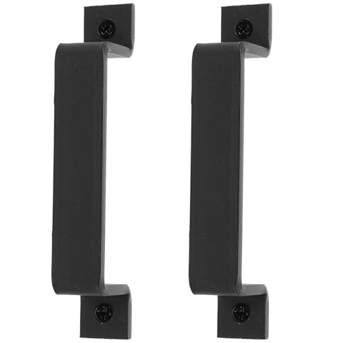 VILLFUL ���ȋ������h�A�n���h�� 2�Z�b�g 160mm �������[�������� �K���[�W�ؐ���p �u���b�N���B���e�[�W�Q�[�g�n���h�� �ƒ�p�����p