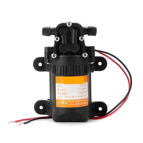Pompe à eau électrique agricole 12V CC haute pression noire - 2