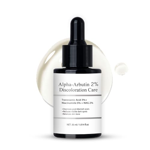 Alpha Arbutin 2% Serum, Niacinamide Serum Pigmentflecken Entferner Gesicht, Alpha Arbutin + HA Gesichtsserum mit Niacinamid, Korrektur von dunklen Flecken, Gleicht Hautfarbe