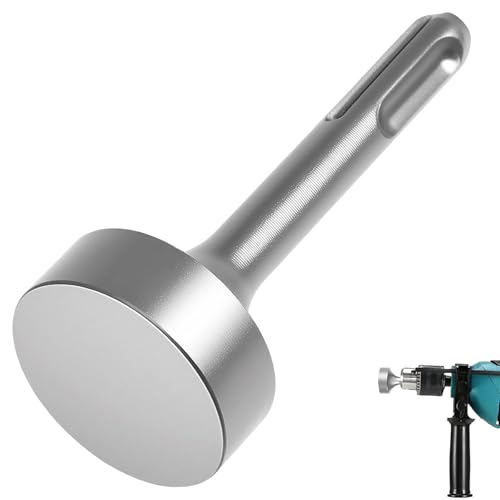 Utoolmart SDS Plus Ground Rod Driver for All SDS Plus Hammer Drills Steel, Heavy Duty Forged Steel Drill Bit Driver Socket for Rotary Hammer Drill (Flat)