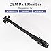 zayody Steering Shaft Compatible with 1979-1993 Dodge D100 D150 D250 D350 W100 W150 W250 W350 Pickup 1979-1981 Plymouth Trailduster Lower Steering Column Shaft Replacement for 432660613 000940 425-W14