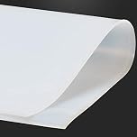 TEN-HIGH Translucent Food Grade Silicone Rubber Sheet, 500mm x 500mm High Temperature Resistant Silicone Rubber Board(Thickness: 10mm)