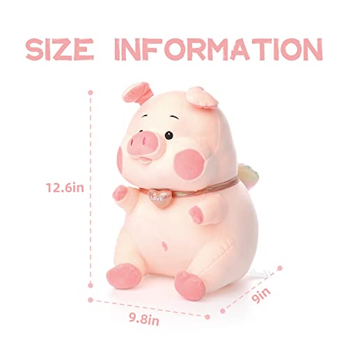 Niuniu Daddy Flying Pig Stuffed Animals 12.6In Plush Toy Pillow For Kids Kawaii Soft Cuddle Toy For Girls Boys #TOP1