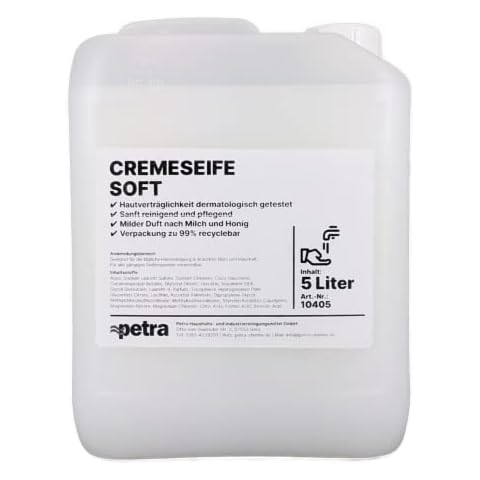 Cremeseife soft weiße Flüssigseife mit Duft nach Milch & Honig Cover
