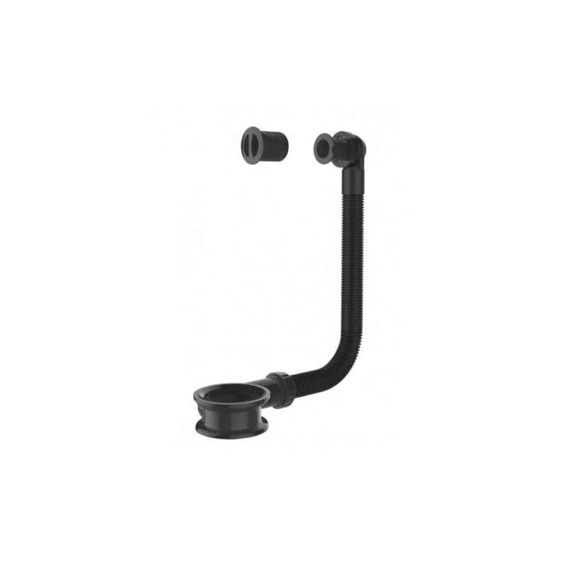 Valentin - Trop Plein Universel avec enjoliveur 24,30 mm, Longueur 35 mm, Noir - VALTR59830000500