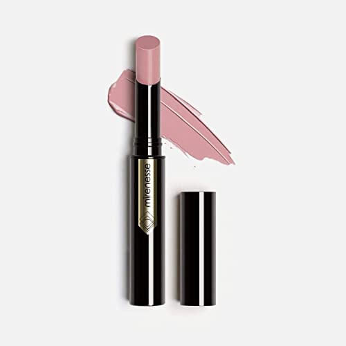 Mirenesse French Kiss Super Glossy Lipstick, Hydrating Line Filling Brightening Gloss Finish with Vitamin C + Vitamin E, Vegan and Toxin Free, Orgassm 0.07 oz